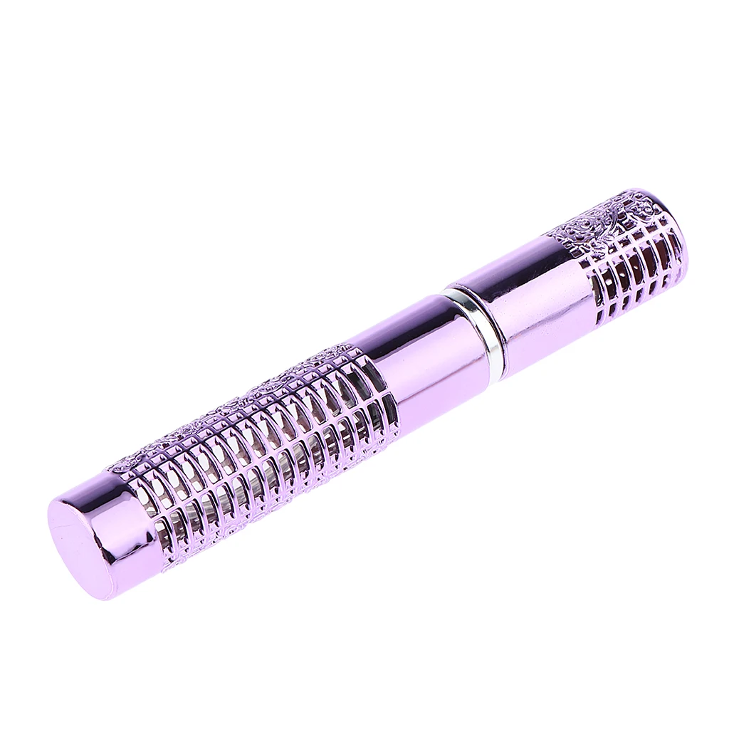 Graceful 5ml Refillable Perfume Atomizer Traveling Empty Pump Spray Bottles, Highly Polished Hollow Design Cosmetic Containers