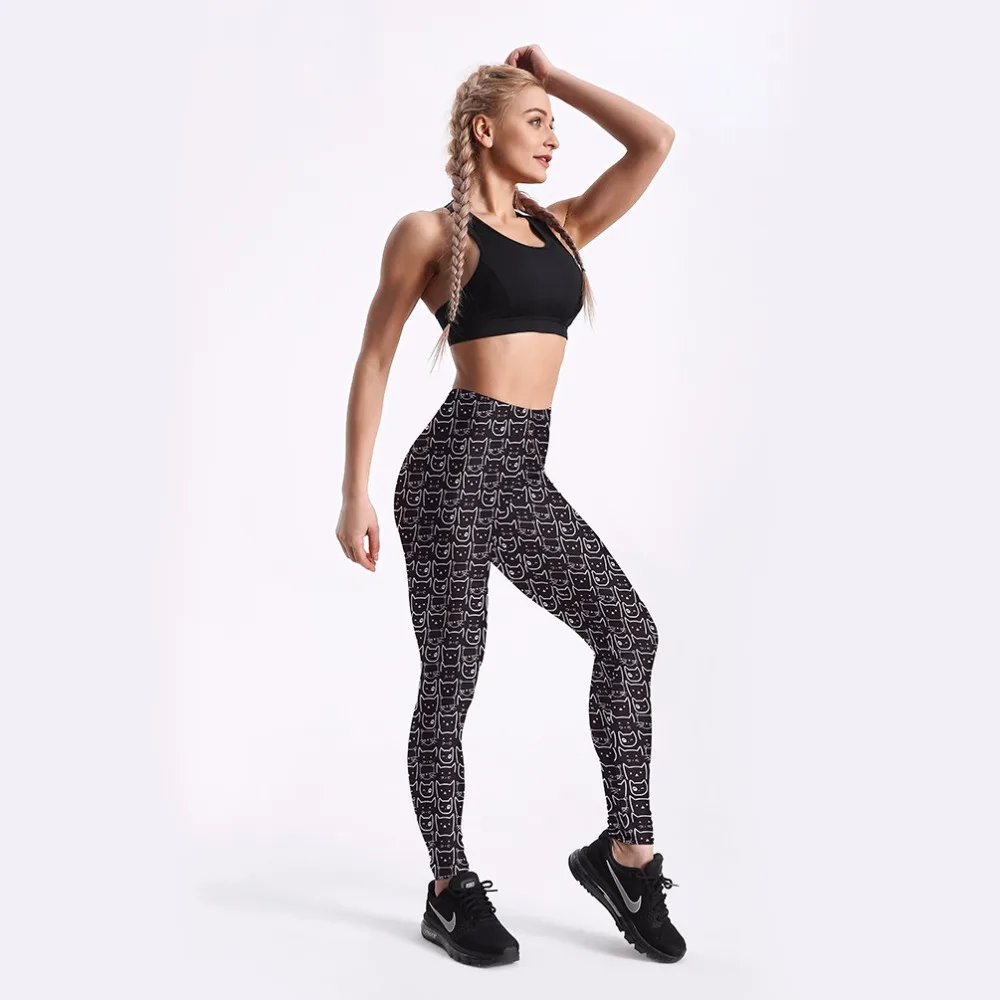 The United States hot new fashion national style pattern printing casual breathable leggings sexy fitness ladies leggings The United States hot new fashion national style pattern printing casual breathable leggings sexy fitness ladies leggings