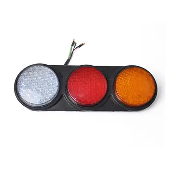 

24V 96LED Round Strip Tail Lights for Truck/Trailer Brake Signal Lights White Red Yellow Indicators Lamp Car Tail Light