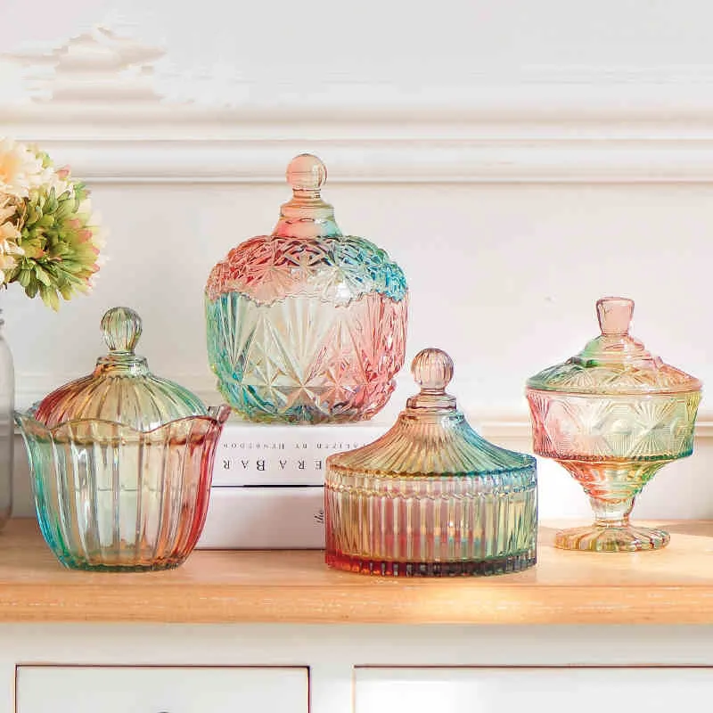 European Cake Cover Transparent Lid Storage Bottles Dust Proof