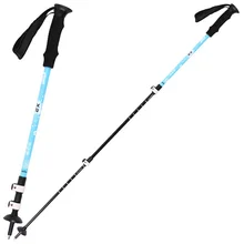 Новая телескопическая походная трость из углеродного волокна для альпинизма Pioneer ультра-легкая походная лыжная палка Регулируемая трость