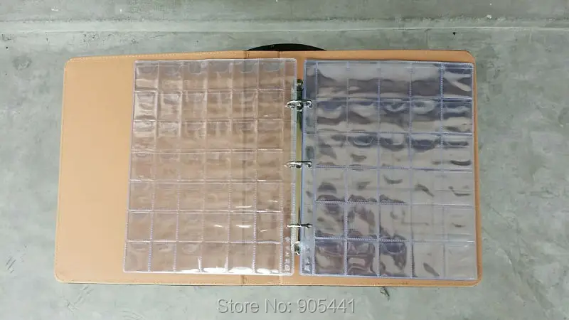 Coin Collection Album Coin Paper money Note Holder Page Binder Empty