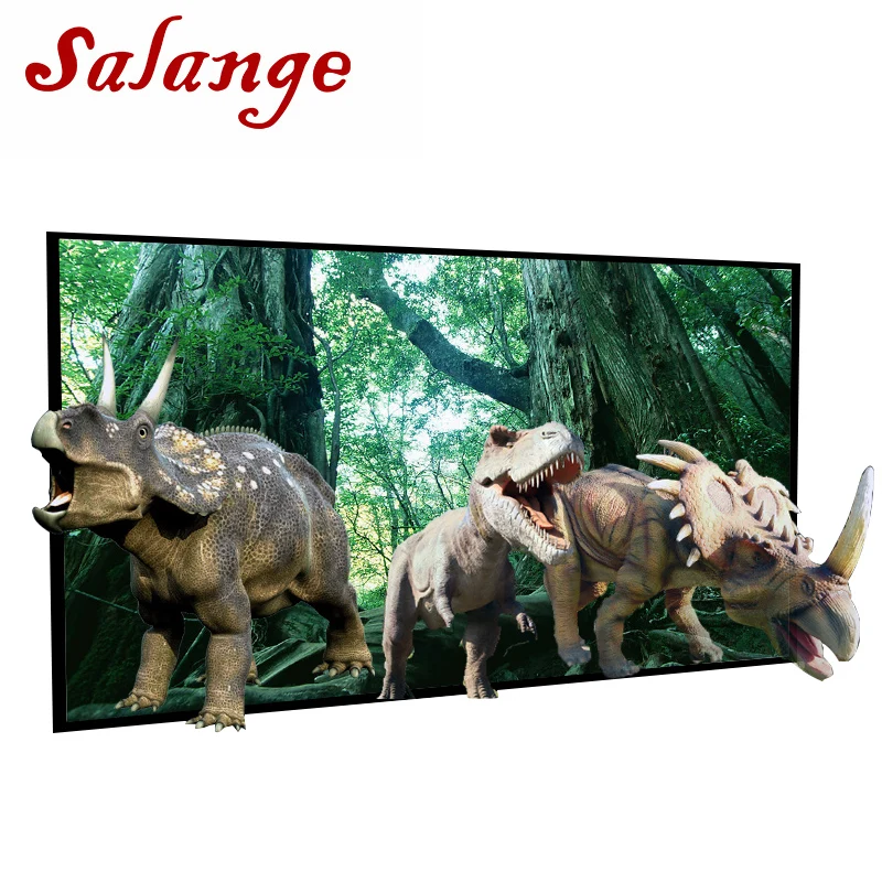 Salange العارض شاشة 100 120 بوصة الإسقاط شاشة ل XGIMI H2 C80 YG300 YG400 UC40 UC46 جهاز عرض (بروجكتور) ليد JMGO DLP العارض