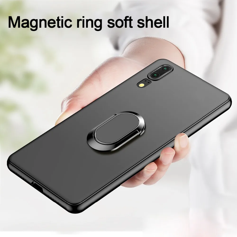 

For Huawei p20 Pro Soft Car Holder phone Case For Huawei p20 Pro p20pro Nova3i Silicone Back Cover