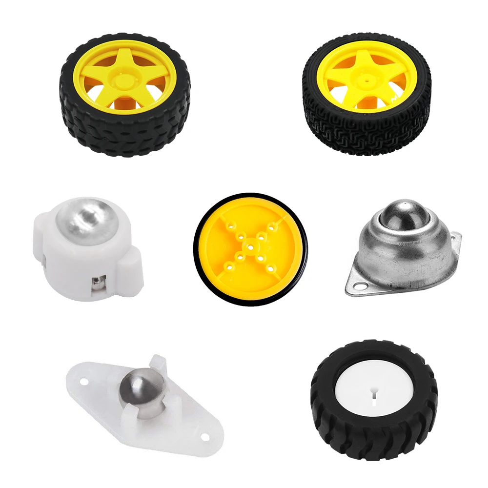 

Robot Smart Car Wheel for Arduino Smart Car Diy Kits TT motor / DC motor Wheel