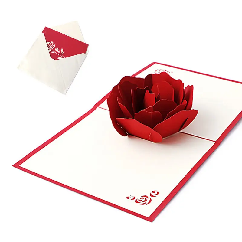 3D всплывающая открытка ручная работа с днем рождения Рождеством подарки|card