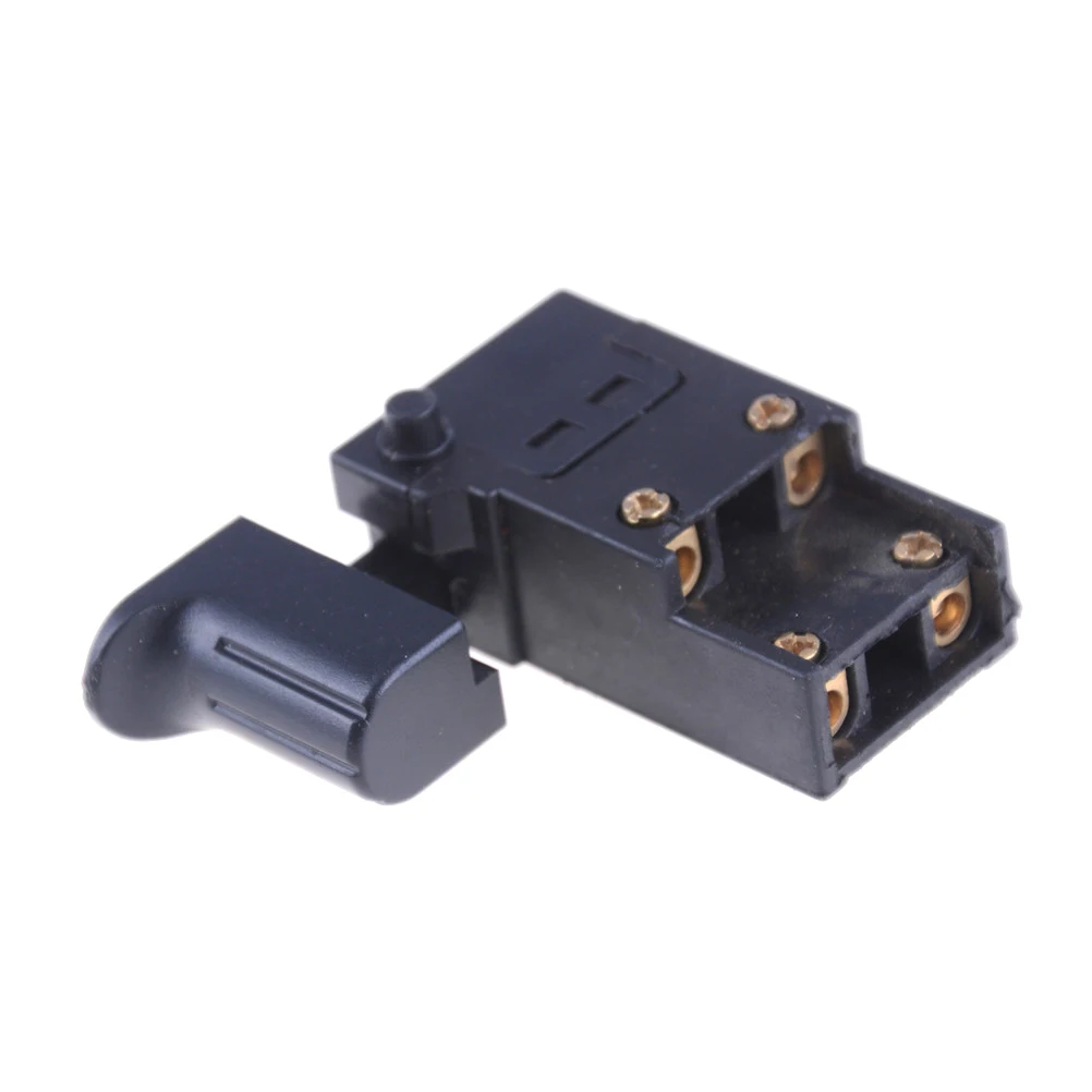 

1pc Switch Without Lock AC250V 6A Normally Open Switch/Trigger Electric Tool Switch Electric Impact Drill Spdt Momentary Trigger