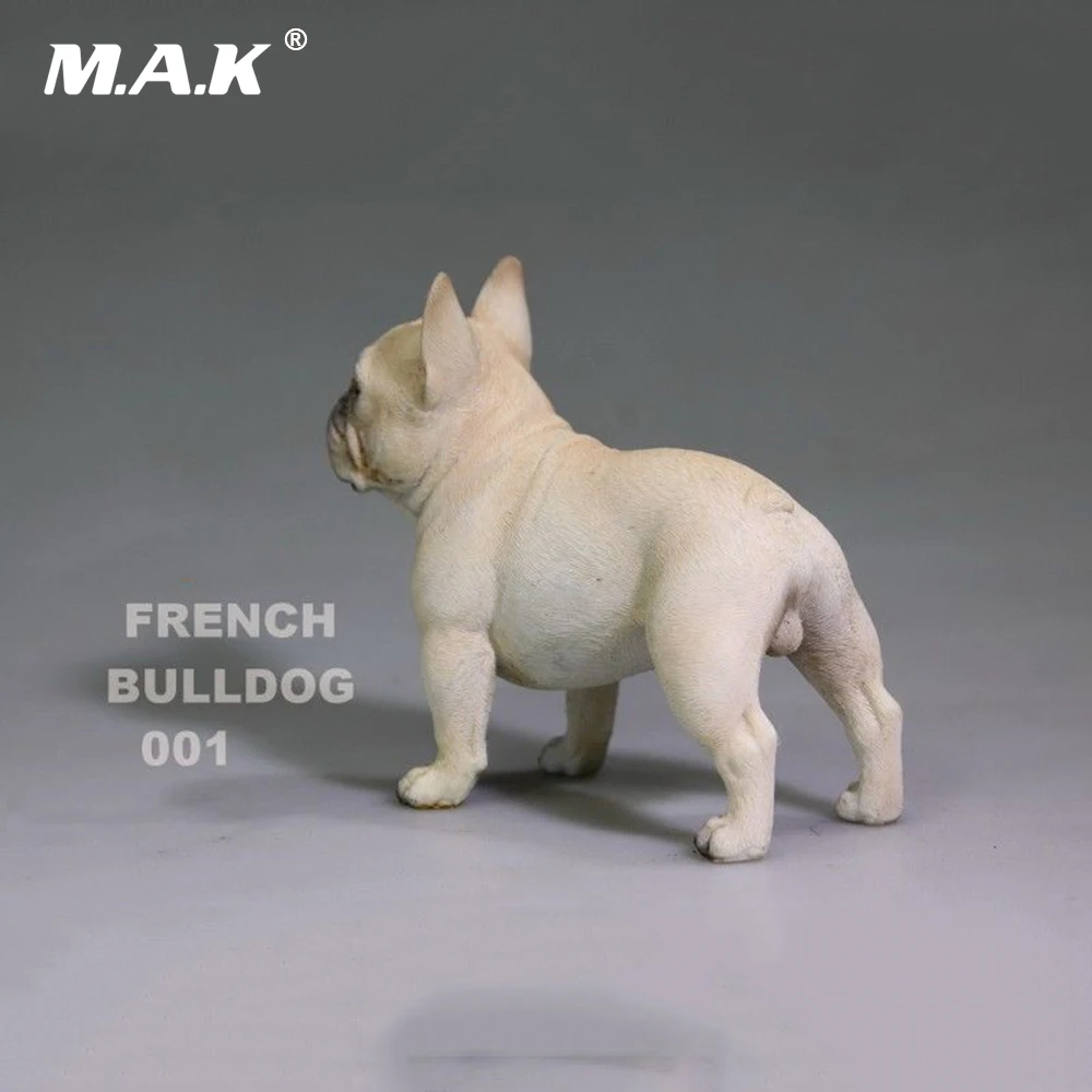 MR.Z White 1//6 Scale French Bulldog Simulation Dog Puppy Pet Animal Toy Resin
