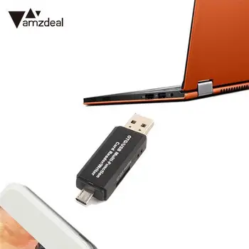 

OTG Memory Card Reader OTG Card Reader TF Card Reader Plug and Play Lightweight Data Transfer Portable