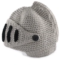 1 шт. Модные женские мужские и мужские удобные трикотажные хлопковые зимний теплый для катания на лыжах шапочка из шерсти Римский рыцарский шлем Кепка для улицы новинка хит