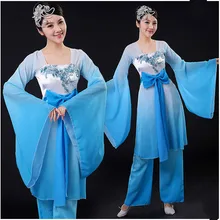 Новинка Национальный костюм Yangko танцевальный костюм вентилятор танец кадриль женский танец Костюмы