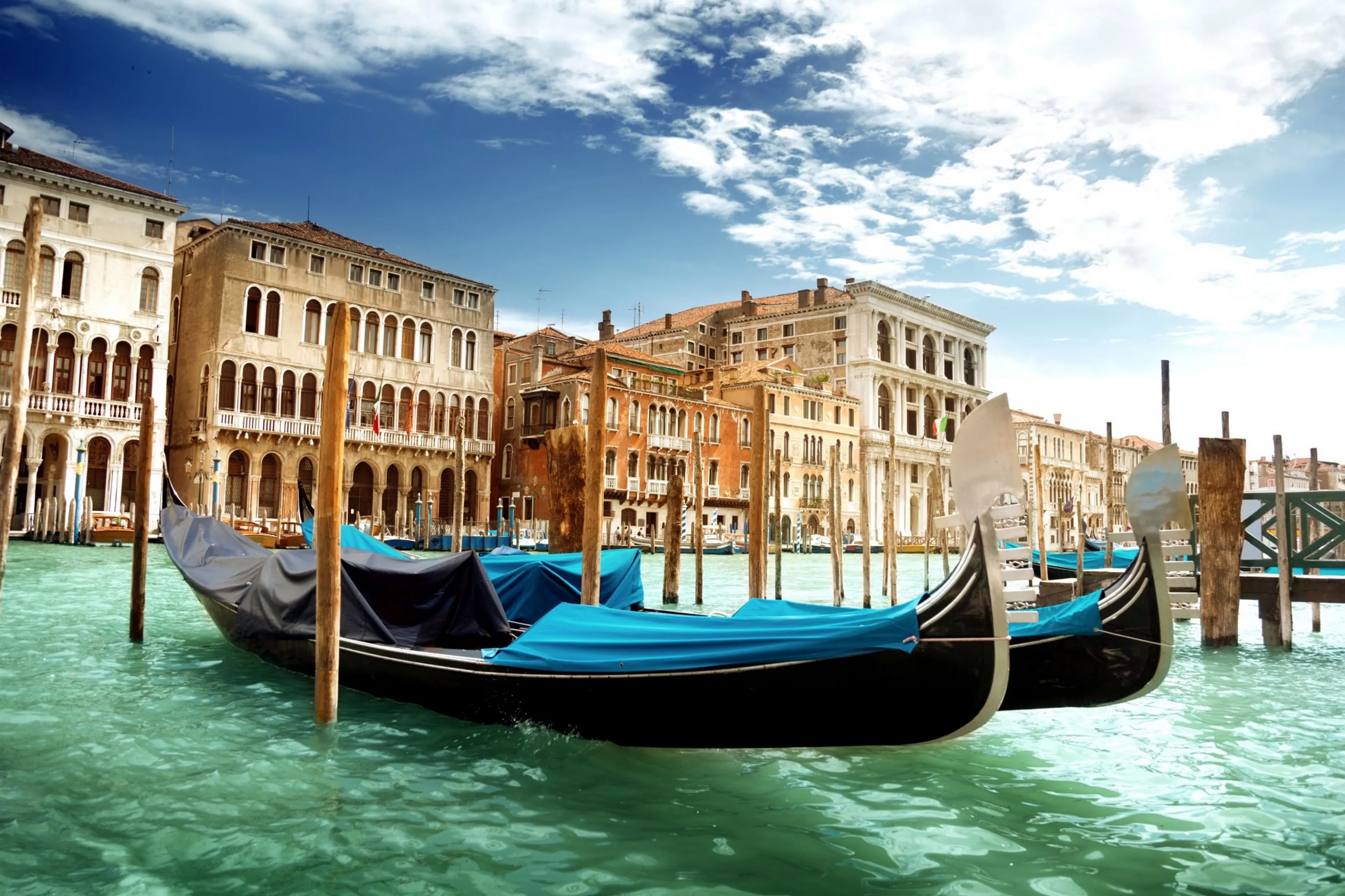 Украшение для дома Венеция канал Гранде Италия Grand Canal гондолы вода зеленое море
