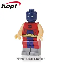 50 шт. Minifigured Супер Герои Atom Smasher Metamorpho Sandman Mark 50 строительные блоки коллекция деталек игрушки для детей KF696