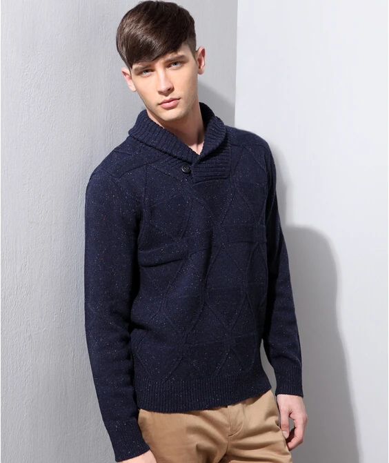 Popular Mens Wool Shawl Collar Sweater-Buy Cheap Mens Wool