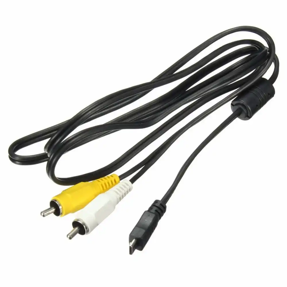 Para cámara Nikon AV Cable Audio Video Cable EG CP16 Conexión de TV RCA