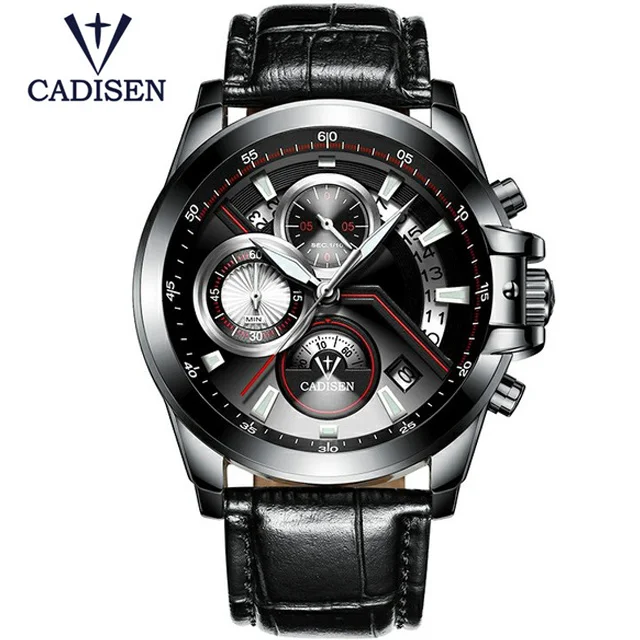CADISEN Top Brand Fashion Men s font b Watches b font Casual Pilot Military Sport Quartz