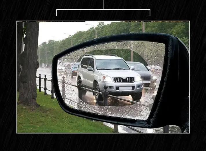 2 шт./пара Автомобильное зеркало заднего вида дождь брови стикер для Vauxhall Opel Astra G/GTC/J/H Corsa Antara Meriva Zafira Insignia mokka
