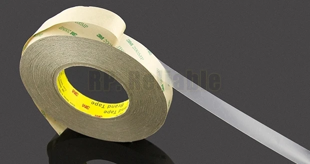 1x New 10mm*55M*0.13mm 3M 9495MP 200MP Adhesive Clear PET Double Sided Sticky Tape for LED Strip, Waterproof, Hi-Temp Resist 1