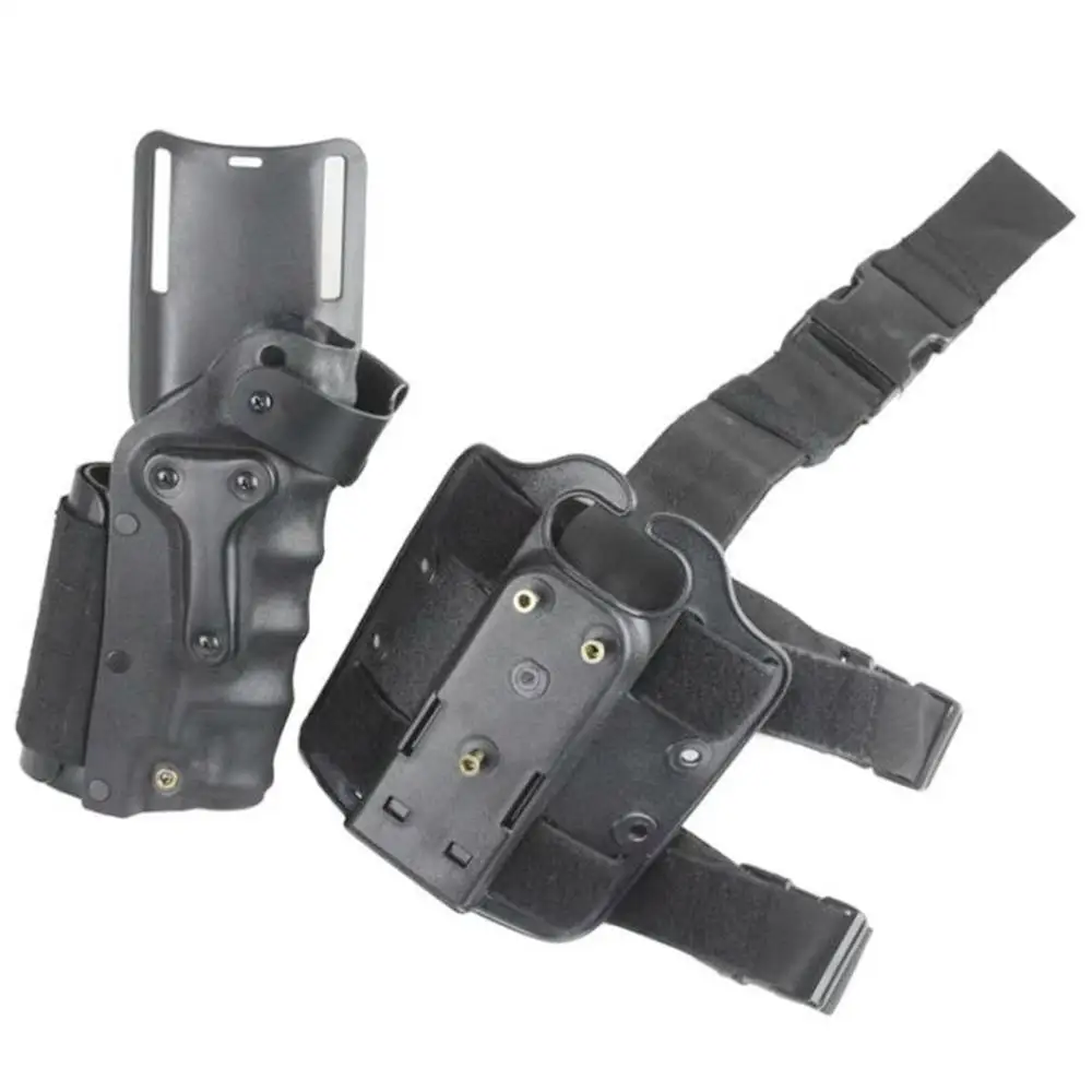 

New Arrival 3280 Military Mid-Ride Drop leg Holster for Glock 17 1911 M9 92 USP P226 Military Gun Holsters CS Hunting