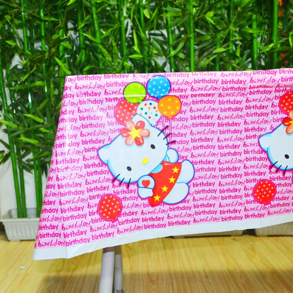 

108x180cm Hello Kitty Tablecloth Party Kids Birthday Decoration Party supplies