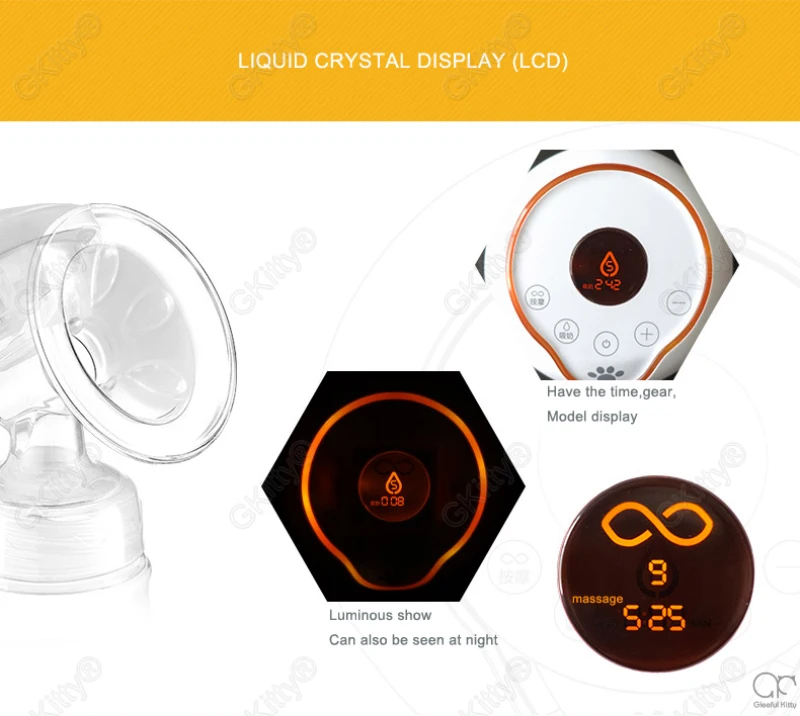 best manual breast pump New  LCD electric breast pump breast feeding automatic massage Frequency conversion USB Electric Breast Pumps baby bottle electric breast pump price