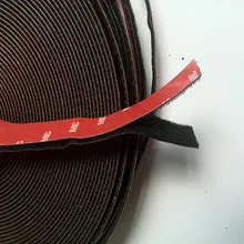 2meters/bag 3/4"(20mm) width Self Adhesive hook and loop Tape with 3m glue.3m backing hook& loop.high temperature resistant