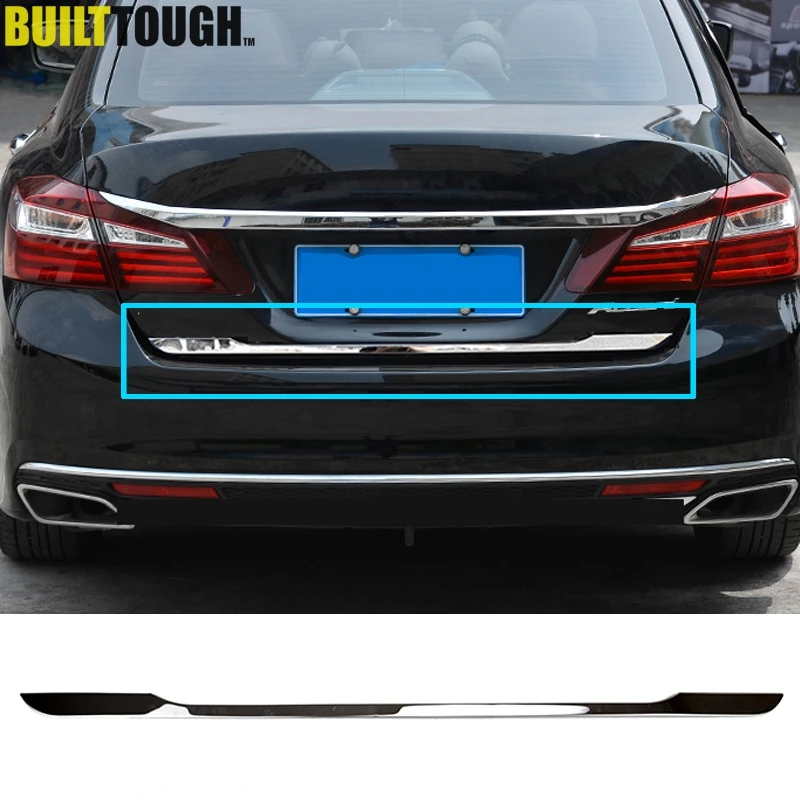 Накладки на задние ворота для Honda Sedan Accord 2014 2015 2016 2017 9th хромированные декоративные