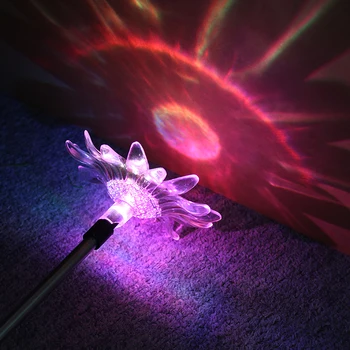 

New Outdoor Garden Stake Lights 3Pack Solar LED Lights for Lawn Patio Backyard Multicolor Changing Dandelion + Lily + Sunflower