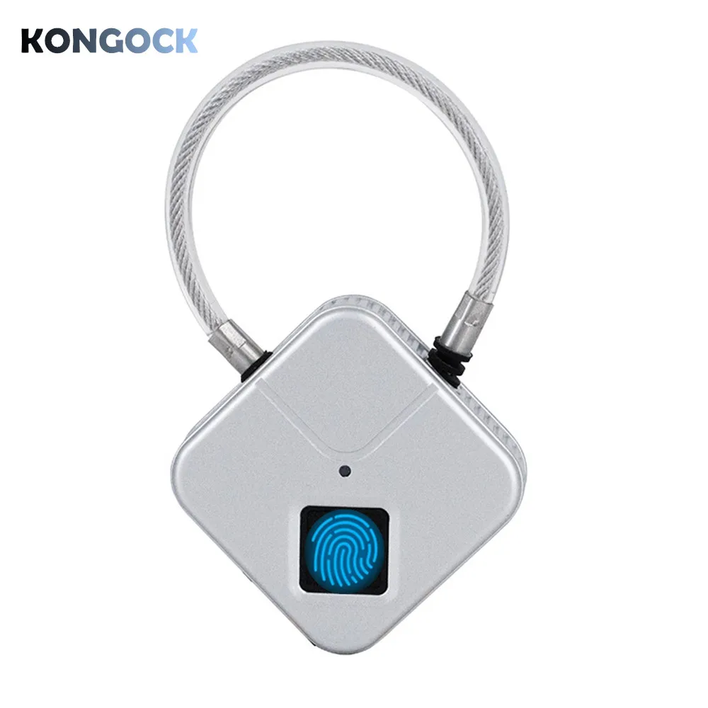 

Biometric Fingerprint Padlock, Security Waterproof Keyless lock for House Door, Fence, Backpack, Suitcase, Office, Bike etc