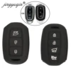 Keyforkess Cover per telecomando portachiavi in Silicone per Hyundai i30 i35 i40 Azera Elantra Solaris Grandeur Ig Accent Santa Fe 2018-