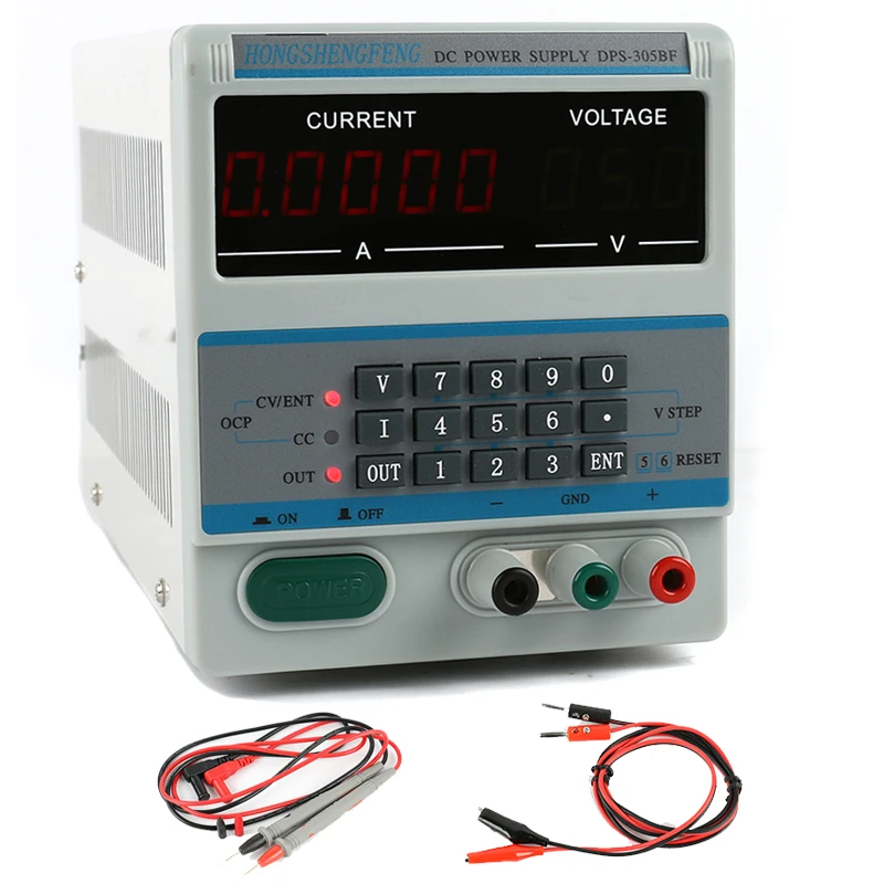 Dsp305bf Adjustable Dc Power Supply 30v 5a 0.1v 0.0001a Digital