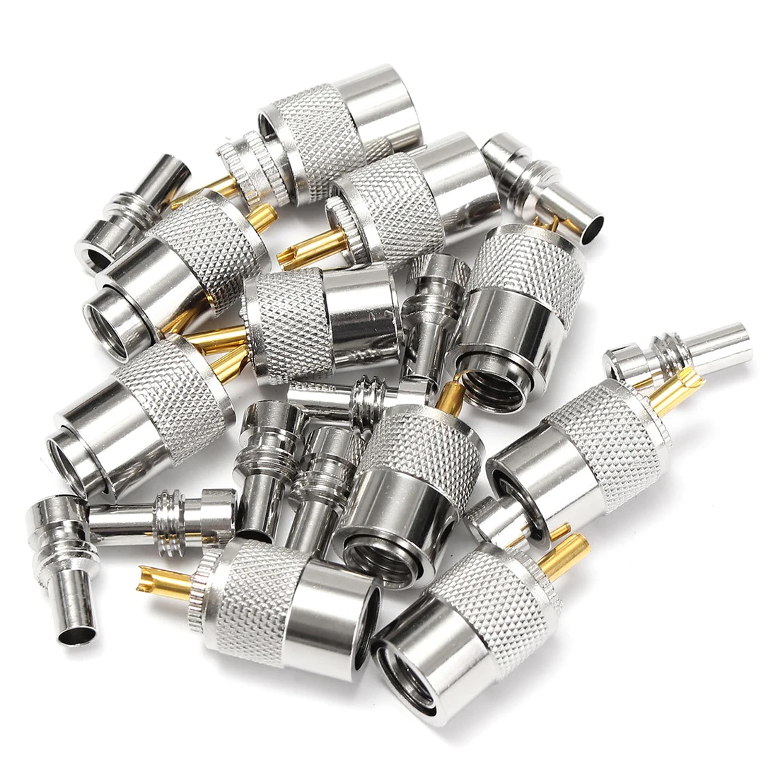

10 X PL259 UHF Connector Male Plug With Reducer for RG8X Coaxial Cable +Tube