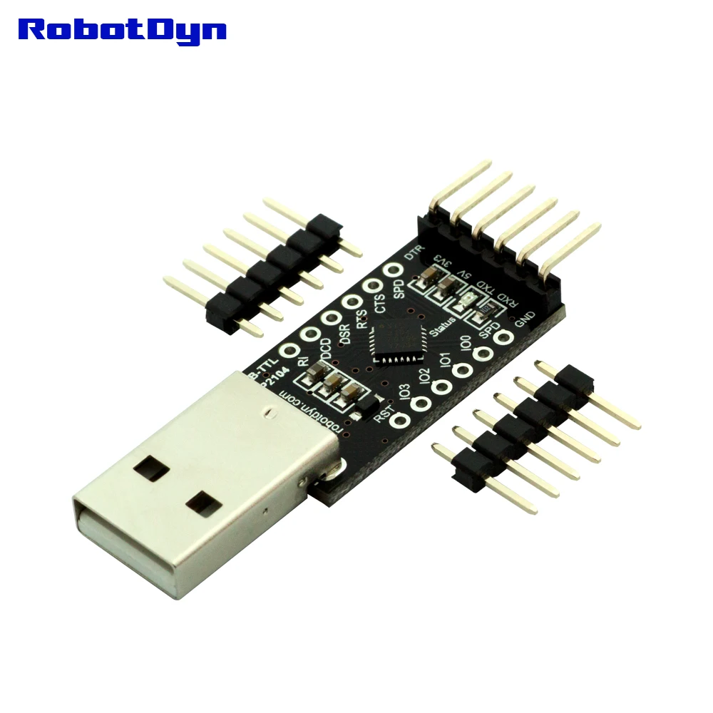 CP2104 USB-TTL UART серийный адаптер-микроконтроллер, 5 В/3,3 В, USB-A