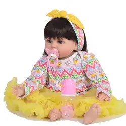 55 см ручной работы кукла силиконовые куклы Reborn Baby 22 "Игрушки для новорожденных новый дизайн подарок для ребенка перед сном рано образование