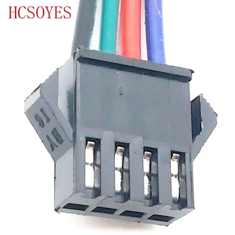 (10 пар/лот) 4 контакта JST разъем для ws2801/3528/LPD8806/apa102 rgb led светодиодный модуль Вилки и