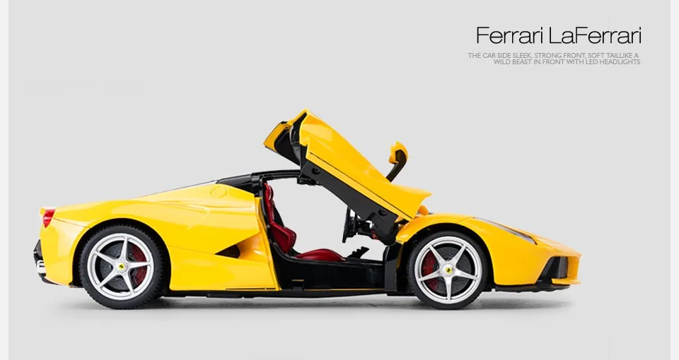 Rastar лицензированный 1:14 Ferrari LaFerrari rc автомобиль ABS безопасные игрушки для детей с дистанционным управлением-бензиновый автомобиль 50100