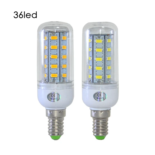 

E14 SMD5730 LED Corn Lamps 36Led LED Bulb Light 12w Wall Downlight Pendant High Bright Free shipping
