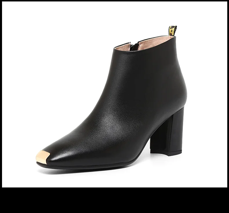 MYCOLEN Новый 2018 Для женщин кожа сапоги на высоком каблуке Брендовая Дизайнерская обувь женские нескользящие женская мода обувь Для женщин
