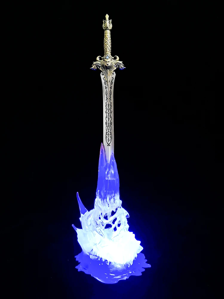 WOW Arthas Menethil оружие Frostmourne меч с подсветкой Figma Starz игры Аниме ПВХ фигурка игрушка