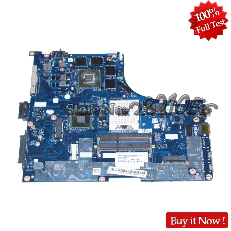 

NOKOTION QIQY6 NM-A142 11S90002673 MAIN BOARD For Lenovo ideapad Y500 Laptop Motherboard 15.6 Inch HM76 DDR3 GT750M GPU