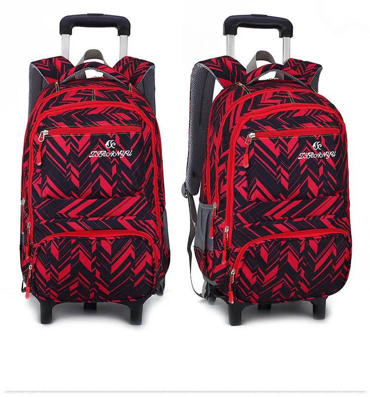Дорожная сумка для багажа, многофункциональная школьная сумка, студенческий чемодан на колесиках, детский рюкзак на колесиках, поднимается по ступенькам, рюкзак на колесиках