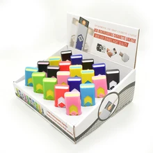 100 шт/партия ветрозащитный хороший подарок бездымный USB прикуриватель зарядка зажигалки для электронных сигарет аксессуары для курения