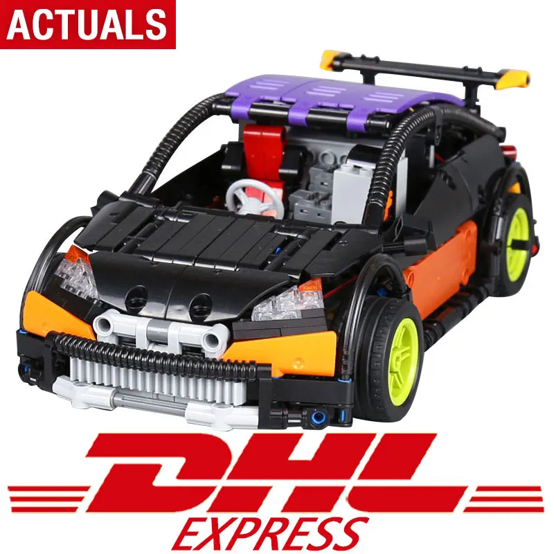 

20053 Technic Series The Legoing Hatchback Type R Set MOC-6604 Building Blocks Bricks Children Educational Toys Boy Gifts