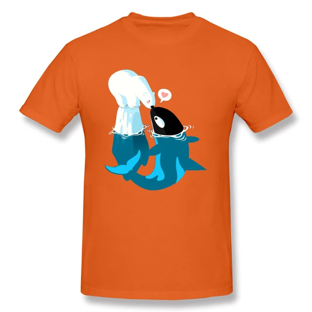 Orca Motif Whale Ocean Predator Design Animals T-Shirt