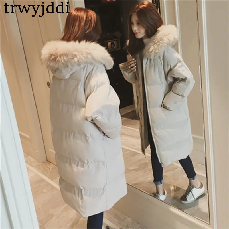 Casual Winter Jacket Women Coat 2019 Warm Parka Female Plus Big Size Long Jacket Quilted Coat With