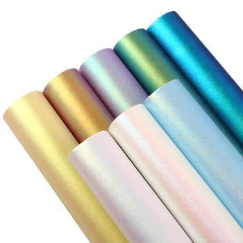 

David accessories 20*34cm Plain Color Iridescent Faux Synthetic Leather Fabric,DIY Decorative Hairbow Bag Shoes Material,1Yc6636