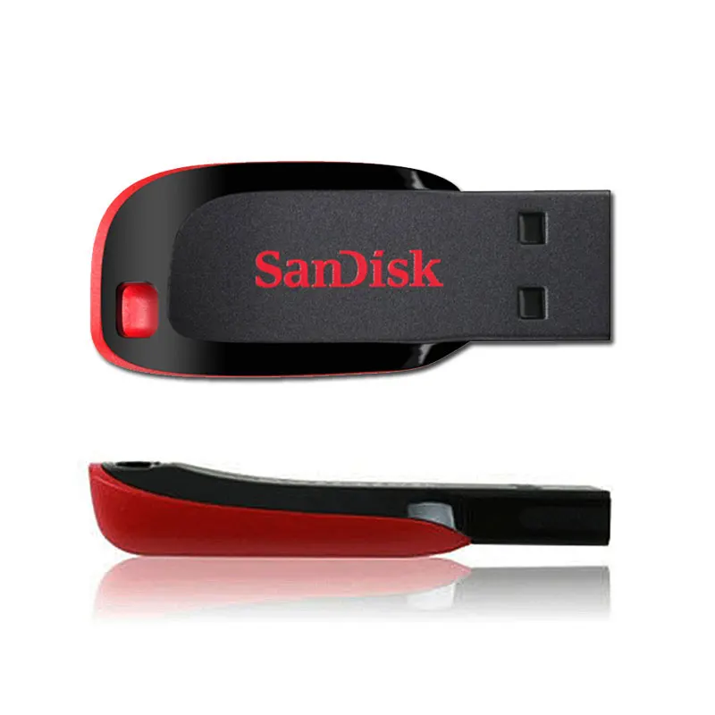 SanDisk USB флэш-диск CZ50 64 ГБ и 128 Гб 32 GB 16 GB Мини накопитель USB 2,0 флешки оригинальные memory Stick