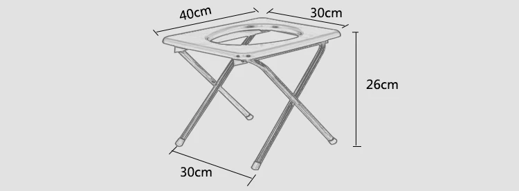 Удобный горшок стул бытовой простой складной стул комод портативный пожилых людей/детей/беременных женщин подвижный табурет для горшка