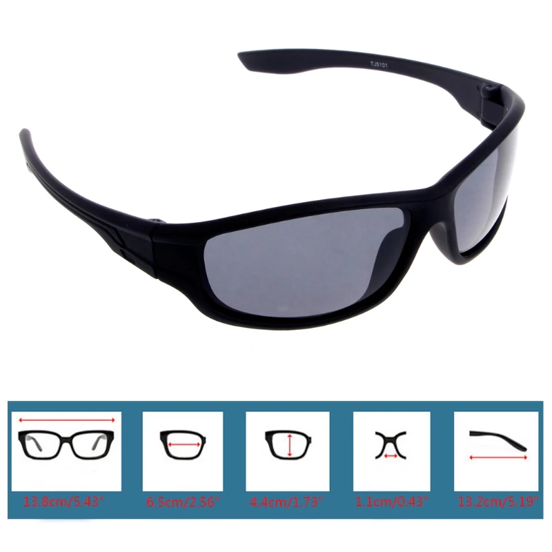 Мужские поляризованные солнцезащитные очки для вождения, велоспорта, спортивные уличные очки для рыбалки JUN13