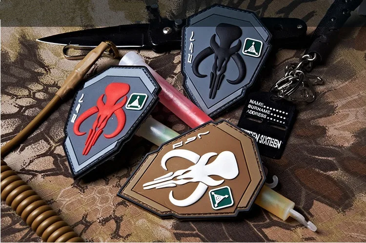 ПВХ значок Bounty бейджи охотника для одежды колпаки для рюкзака ткань наклейки на наручную повязку Военный Тактический Патч нашивки значки